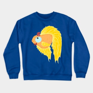 Suave Mr. Goldfish Crewneck Sweatshirt